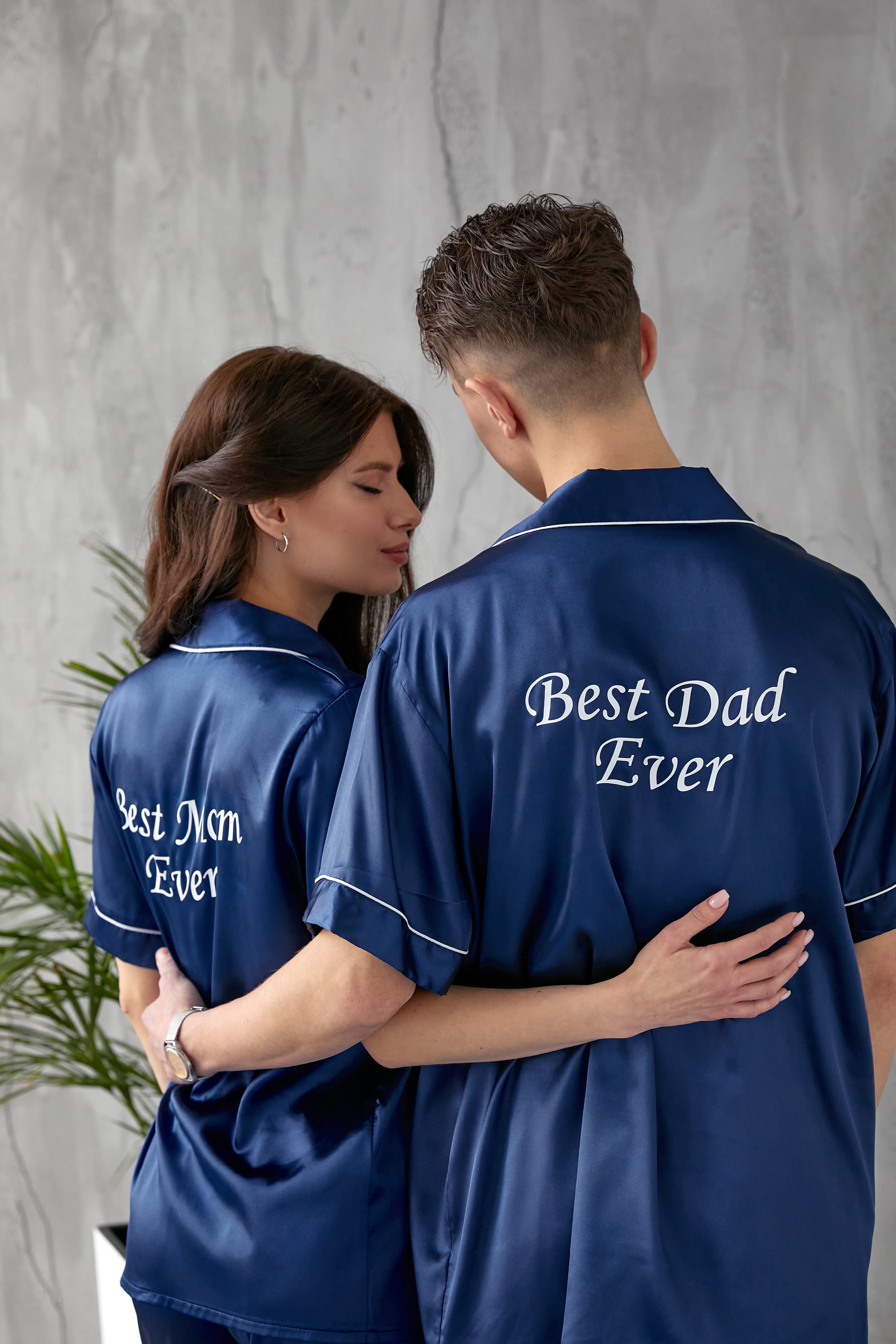 Couple matching Personalized Mr & Mrs Satin Honeymoon Pajamas