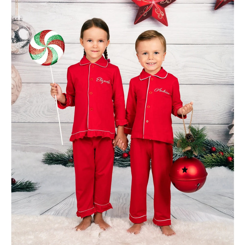 Christmas Cotton Pajamas for Kids - kids pajamas