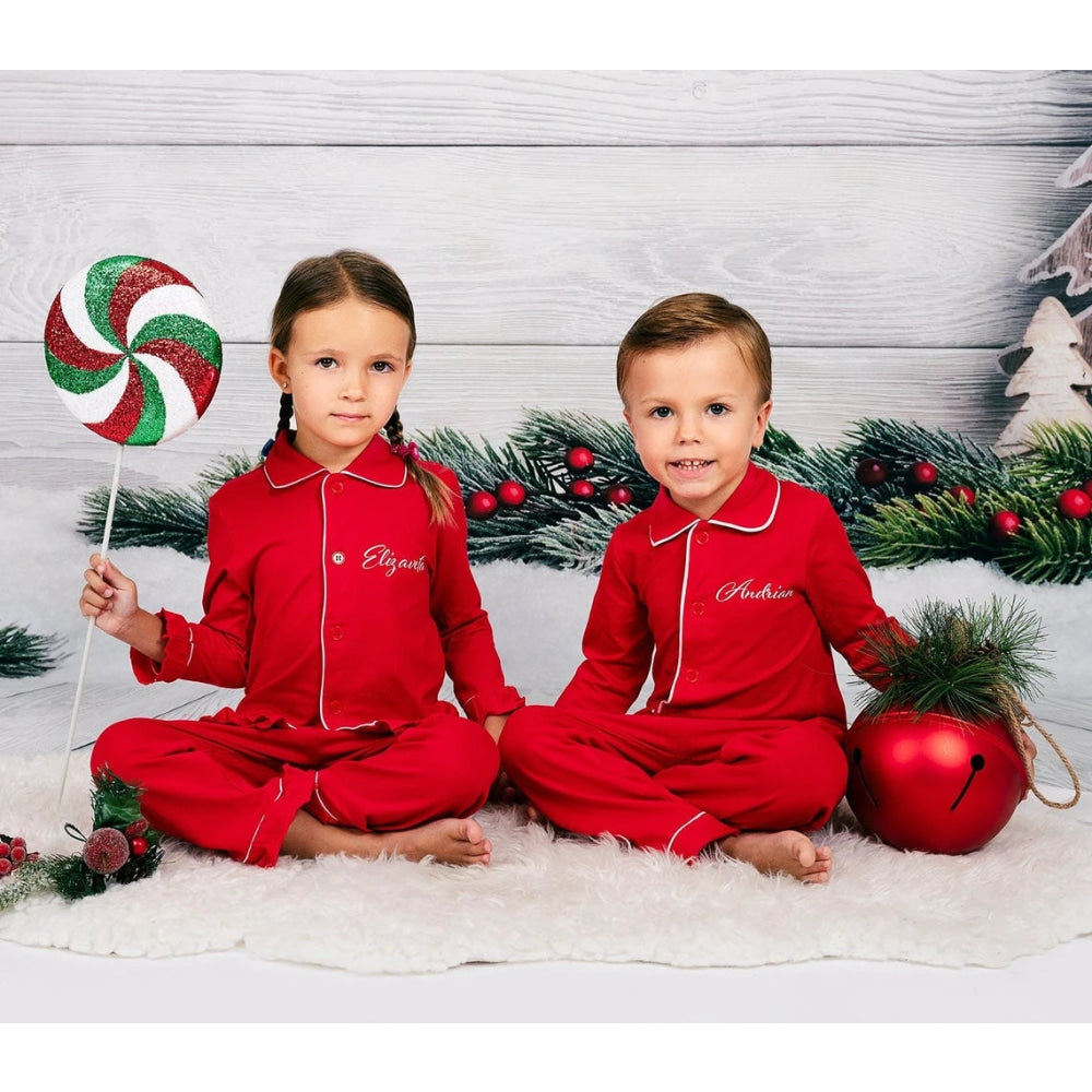 Christmas Cotton Pajamas for Kids - kids pajamas