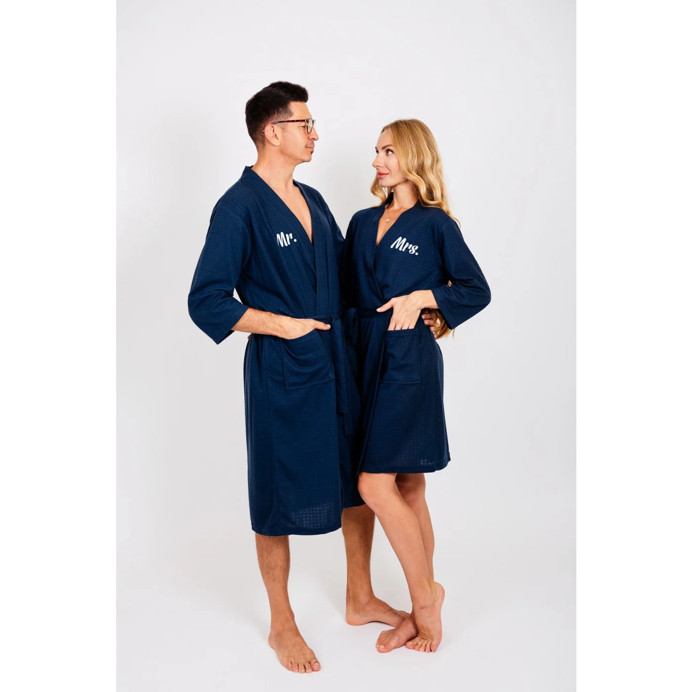 Mr. and Mrs. Matching Satin Robes for Couple – Sisters G Shop